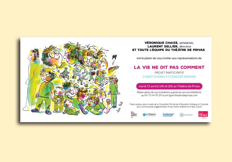Création d’une carte d’invitation pour une représentation théâtrale