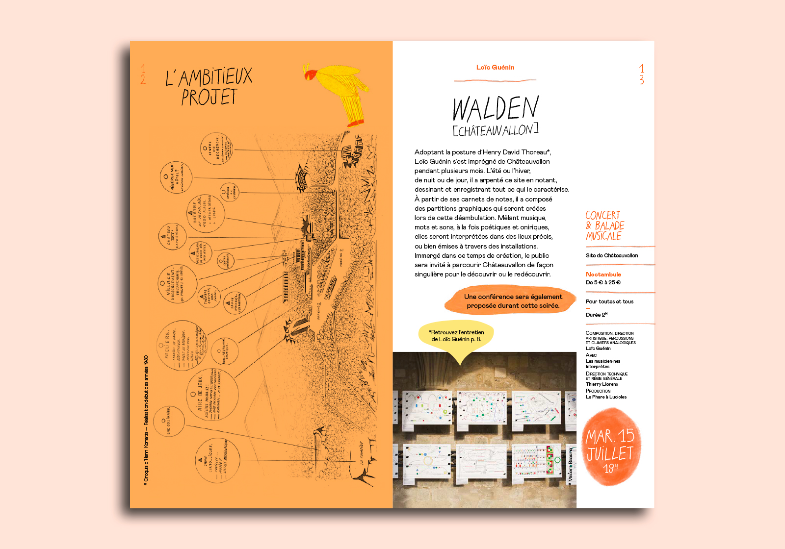 festival été rédaction textes spectacle brochure