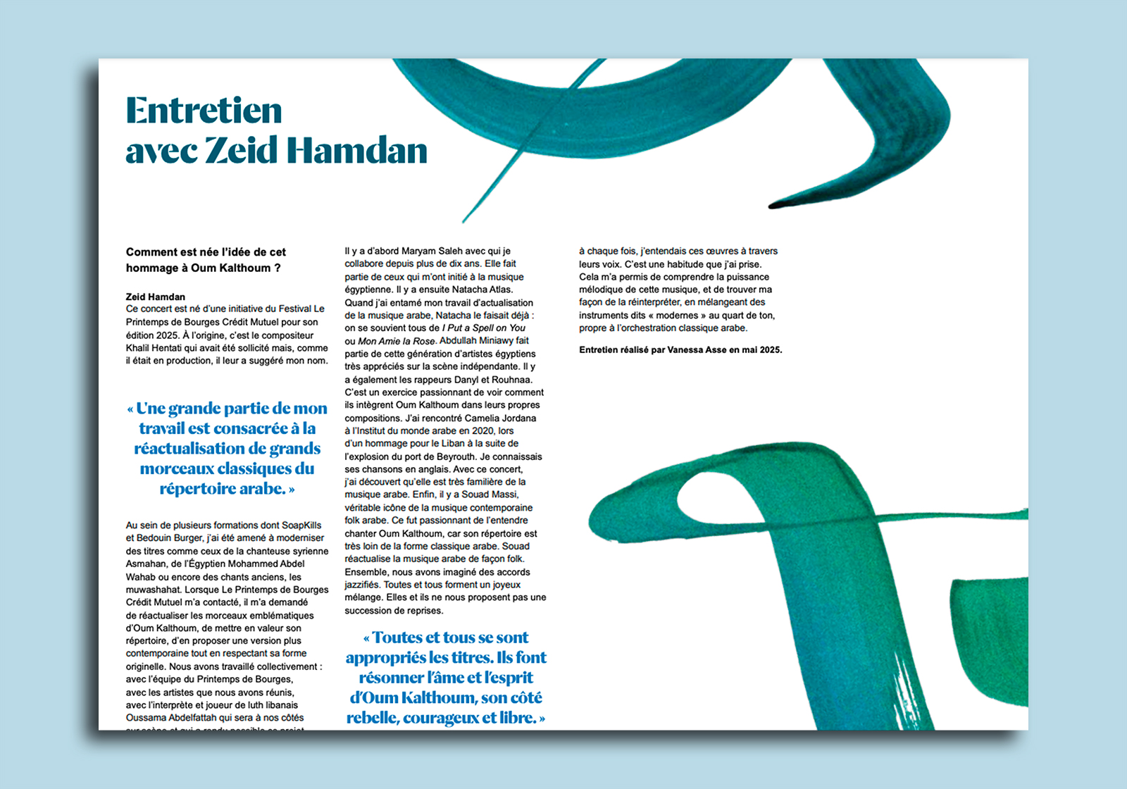 festival avignon interview metteur en scène et redaction textes spectacles zeid hamdan