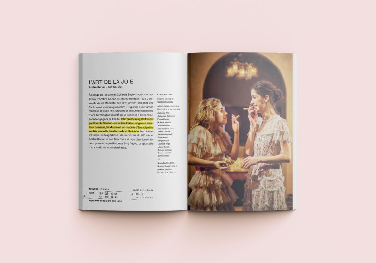 Brochures de Malraux Scène nationale : rédaction de textes