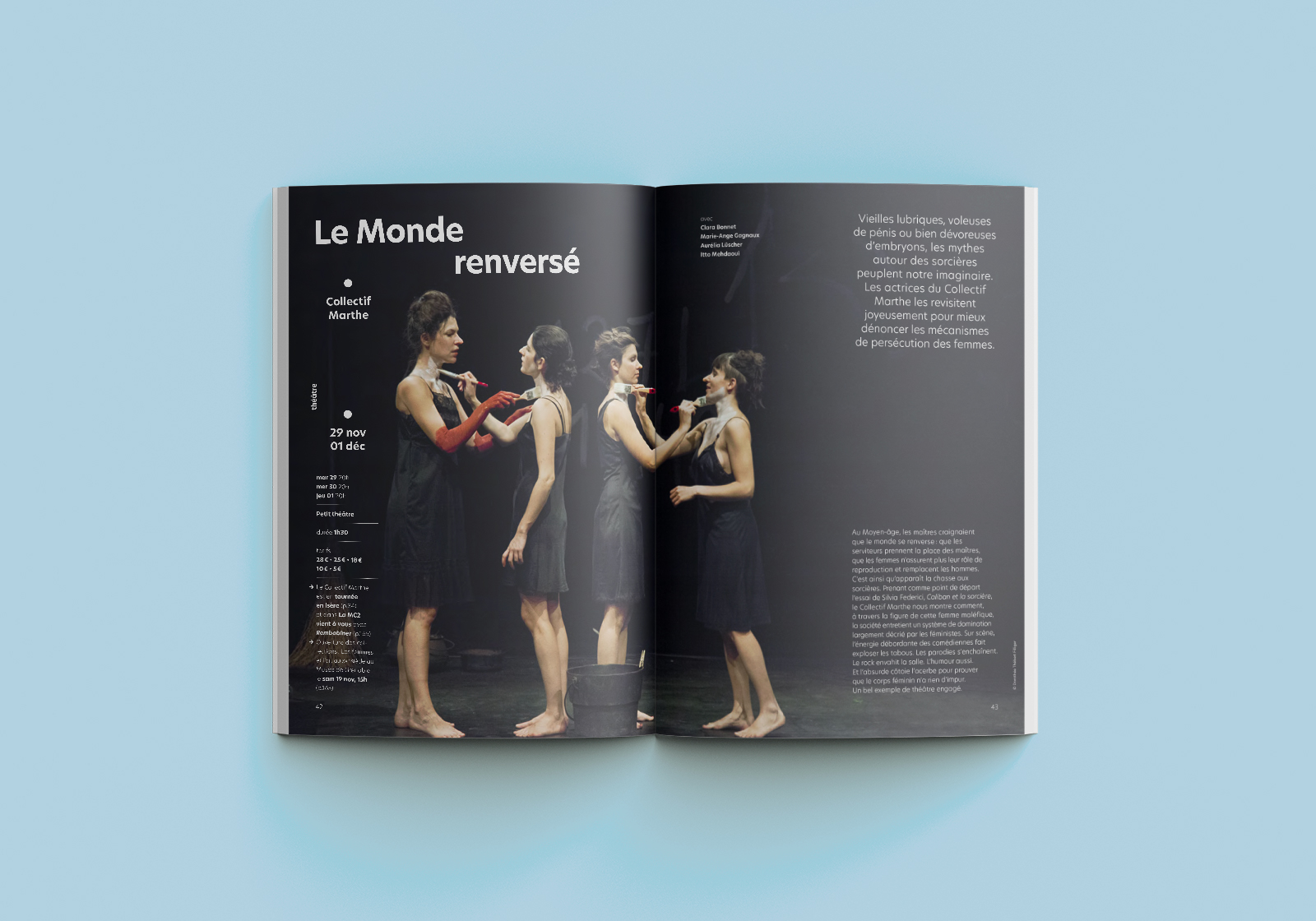 scène nationale rédaction textes brochure