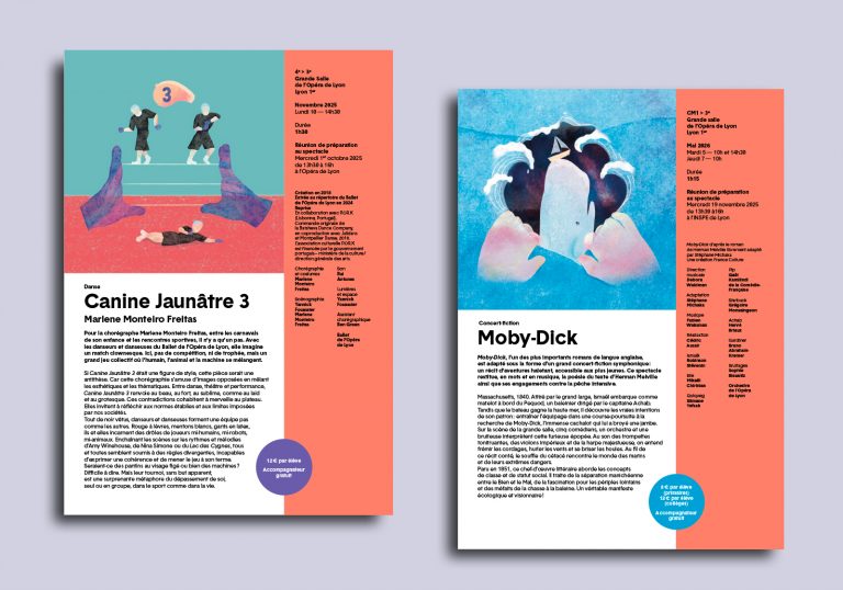Brochures scolaires de l’Opéra de Lyon : rédaction des textes