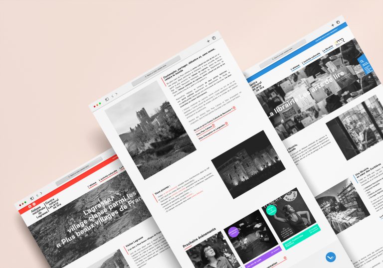 Centre culturel de Lagrasse : rédaction de textes pour site web