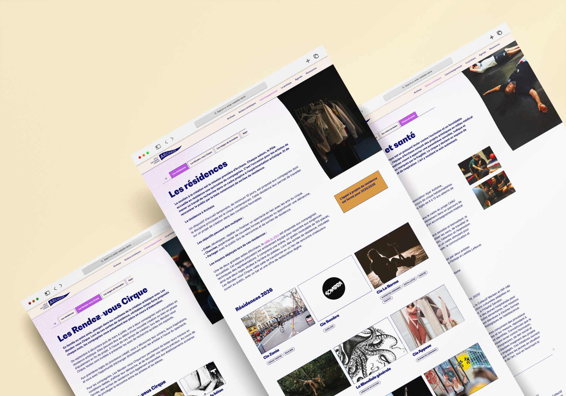 pole national cirque rédaction de textes pour le nouveau site