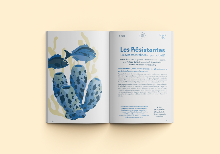 Brochure du Théâtre National La Criée : rédaction des textes